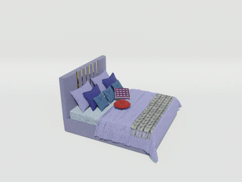 Letto Cory Daffodil Modello 3D