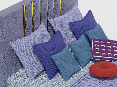 Cory Daffodil Bed 3D Model