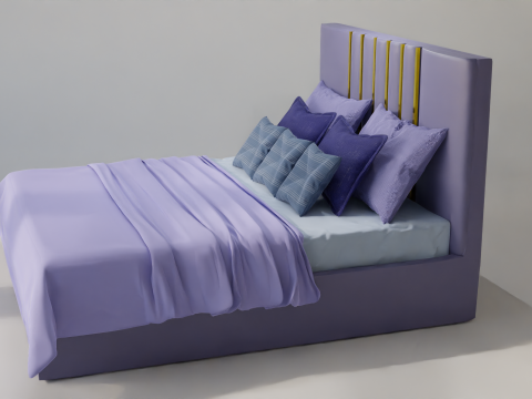 Cory Daffodil Bed 3D Model