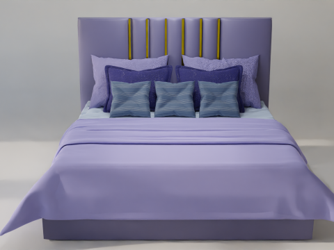 Cory Daffodil Bed 3D Model