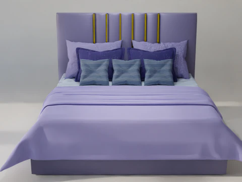 Cory Daffodil Bed 3D Model