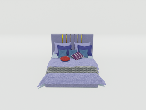 Cory Daffodil Bed 3D Model