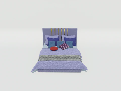 Cory Daffodil Bed 3D Model