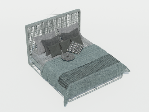 Cory Daffodil Bed 3D Model