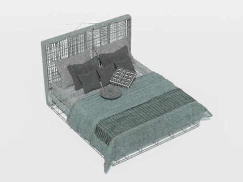 Cory Daffodil Bed 3D Model