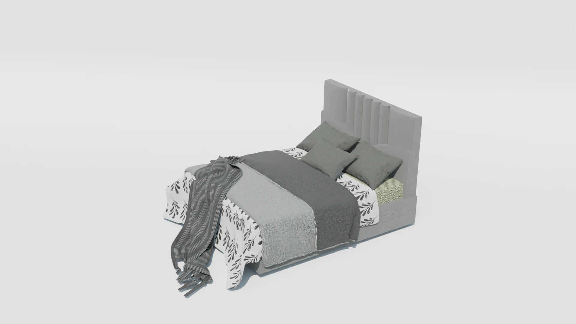 Cama Kent Bluestare Modelo 3D .c4d .max .obj .3ds .fbx .stl .blend 