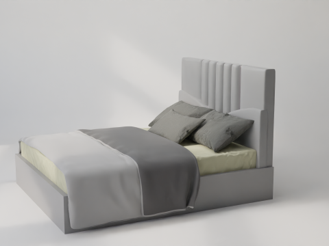 Kent Bluestare Bed 3D 모델