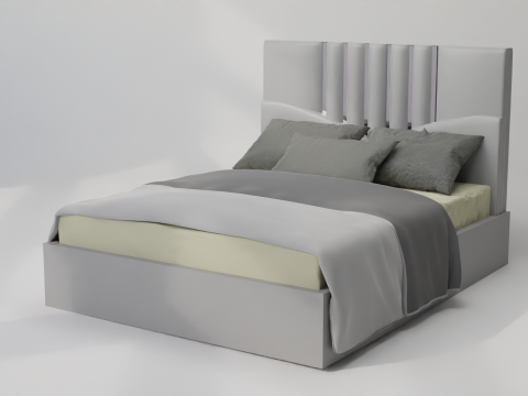 Kent Bluestare Bed 3D 모델