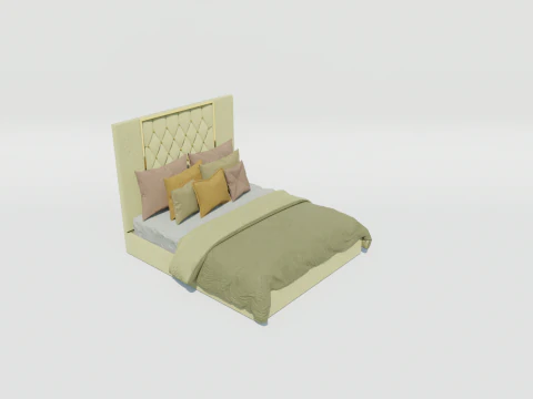 Letto Ayla Mashriha Modello 3D