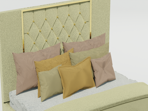 Ayla Mashriha Bed 3Dモデル