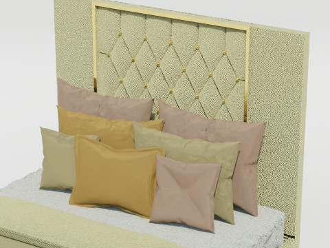 Ayla Mashriha Bed 3Dモデル
