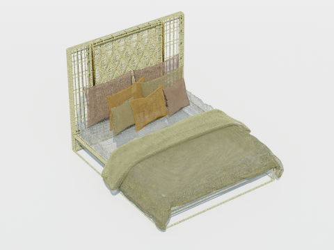Ayla Mashriha Bed 3Dモデル