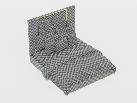 Ayla Mashriha Bed 3Dモデル