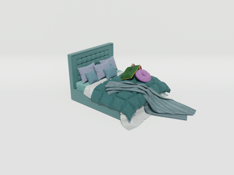 Nigar Modena Bed Modèle 3D