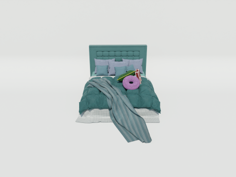 Nigar Modena Bed Model 3D