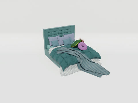 Nigar Modena Bed Model 3D