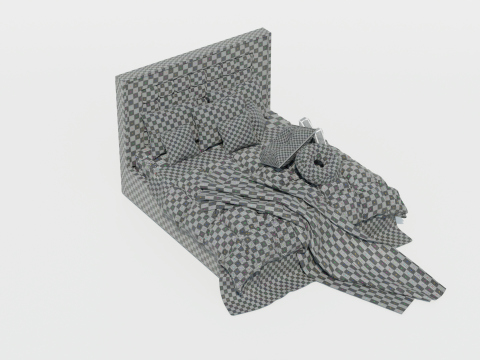 Nigar Modena Bed Model 3D
