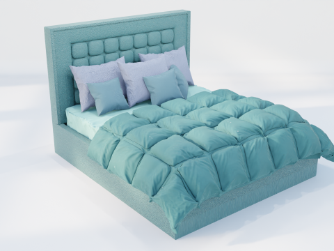 Nigar Modena Bed Model 3D