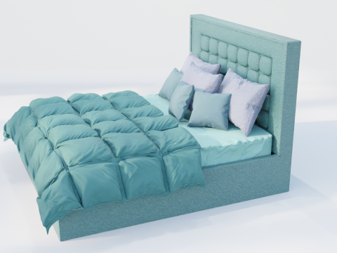 Nigar Modena Bed Model 3D