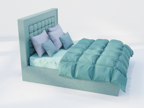 Nigar Modena Bed Model 3D