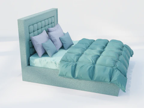 Letto Nigar Modena Modello 3D