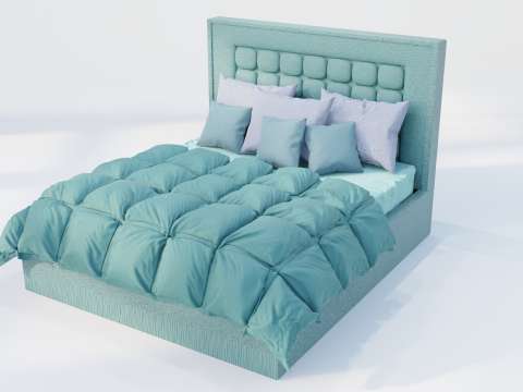 Nigar Modena Bed Model 3D
