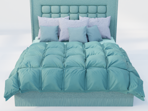 Nigar Modena Bed Model 3D