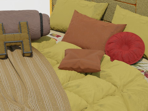 Alto Masha Bed 3D Модель