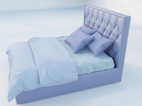 Tiara Baxter Bed Modèle 3D