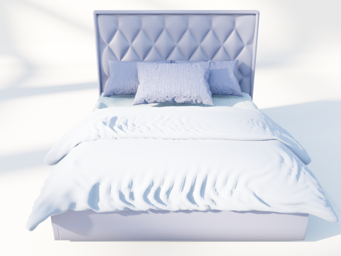Tiara Baxter Bed Modèle 3D