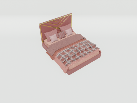 Jacinta Madrid Bed 3D 모델