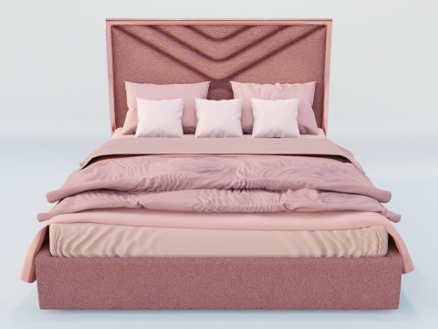 Jacinta Madrid Bed 3Dモデル