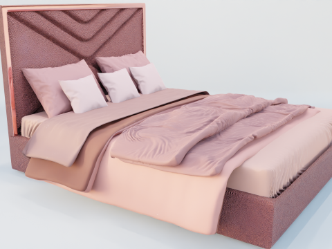 Jacinta Madrid Bed 3Dモデル