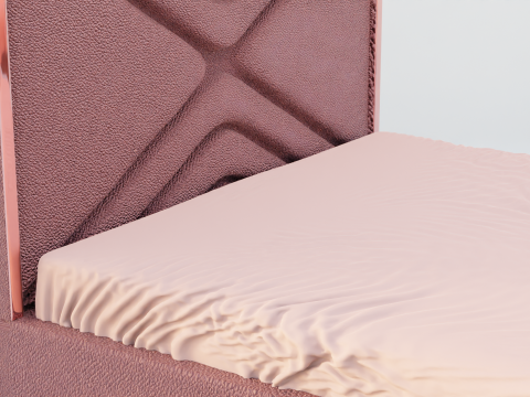 Jacinta Madrid Bed 3Dモデル