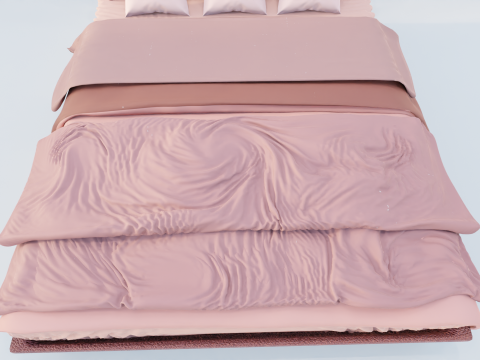 Jacinta Madrid Bed 3Dモデル