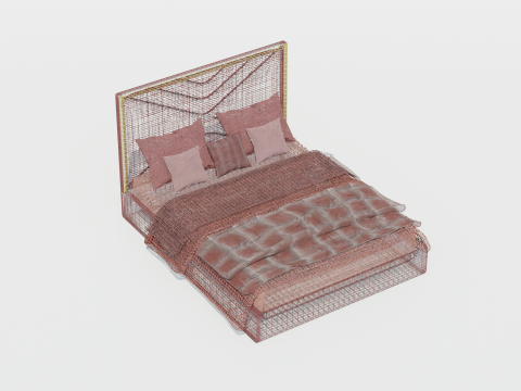 Jacinta Madrid Bed 3Dモデル