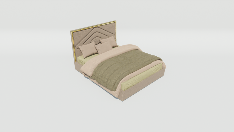 Delphinium Ogioni Bed 3D Model .c4d .max .obj .3ds .fbx .stl .blend 