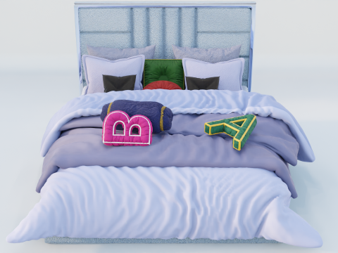 Reverie Echo Bed 3Dモデル