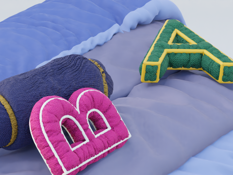 Reverie Echo Bed 3Dモデル