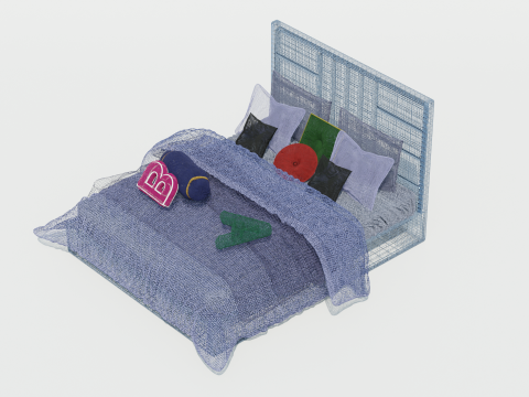 Reverie Echo Bed 3Dモデル