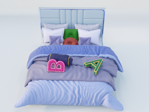 Reverie Echo Bed 3Dモデル
