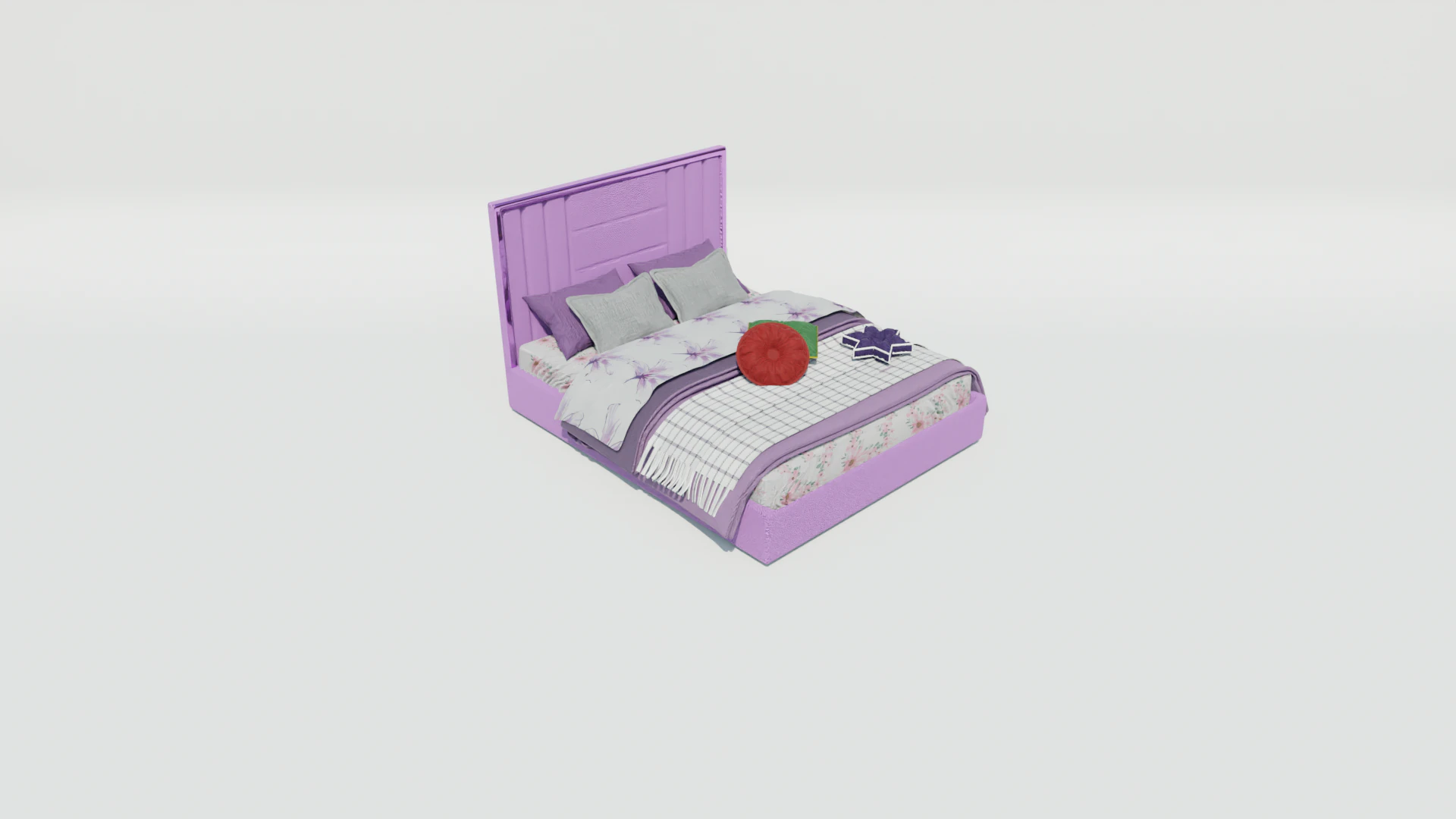 Penchat Markurio Bed 3D Model .c4d .max .obj .3ds .fbx .stl .blend 