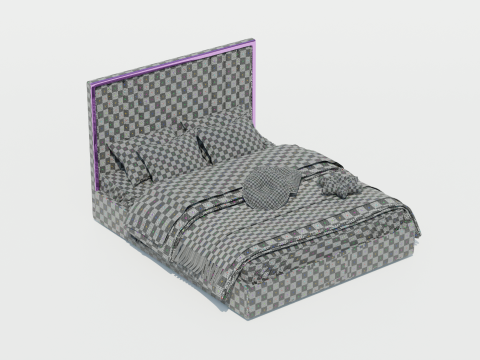 Penchat Markurio Bed 3D Model