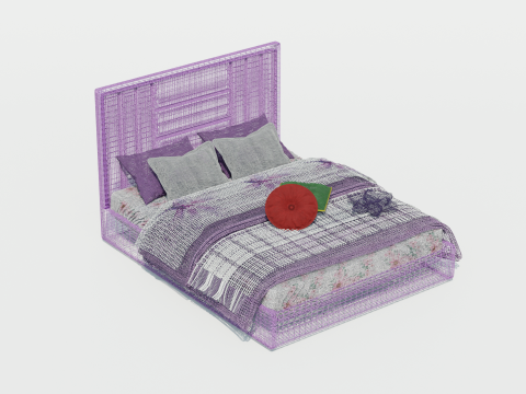 Penchat Markurio Bed 3D Model