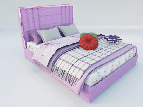 Penchat Markurio Bed 3D Model