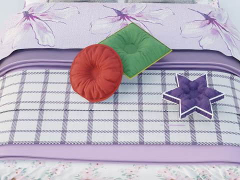 Penchat Markurio Bed 3D Model