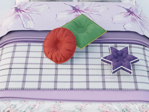 Penchat Markurio Bed 3D Model