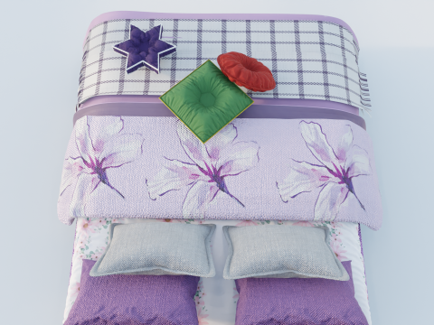 Penchat Markurio Bed 3D Model