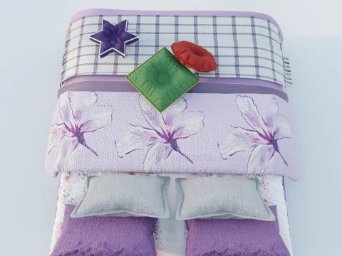 Penchat Markurio Bed 3D Model