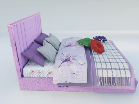 Penchat Markurio Bed 3D Model